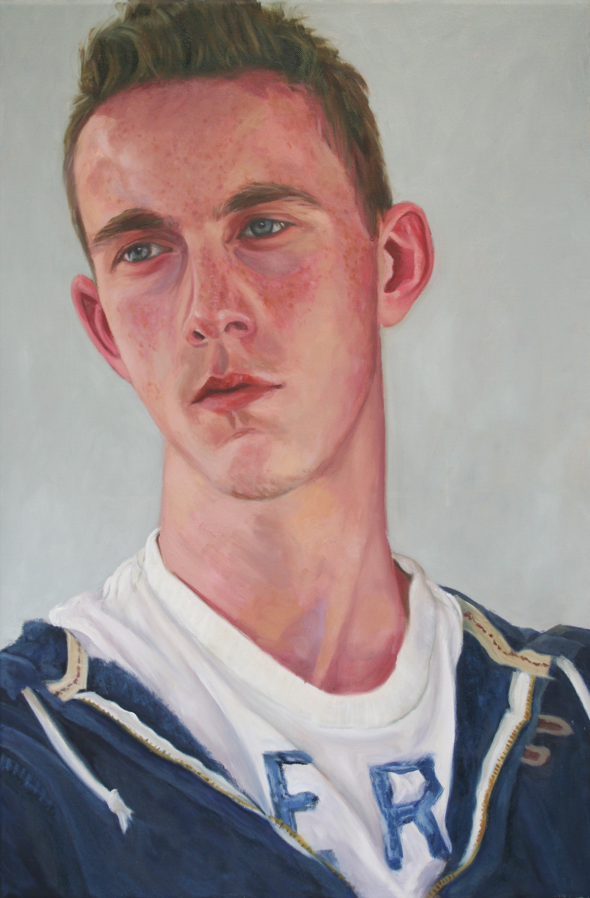 Luke oil on canvas 70 x 40 cms